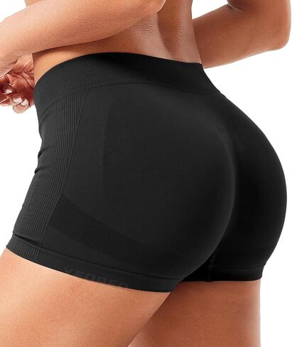 Yeoreo Women Womenout Strings Booty Shorts منخفضة الارتفاع 2.5 "Scrunch بعقب رفع راكب الدراجة النارية الصالة الرياضية الساخنة سبانديكس لليوغا الجري in Saudi Arabia