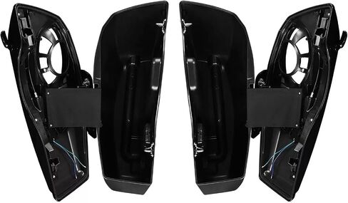 TCT-MOTORPARTS VIVID BLACK 6x9 Saddlebag Mepaler Lids Fit for Harley Cvo Road Street Glide 2023-2025 FLHX FLTRX FLTRXSTSE 2024-2025 Street Glide Ultra Flhxu in Kuwait