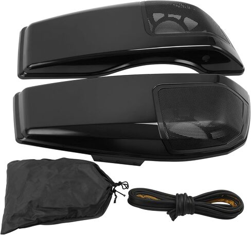 TCT-MOTORPARTS VIVID BLACK 6x9 Saddlebag Mepaler Lids Fit for Harley Cvo Road Street Glide 2023-2025 FLHX FLTRX FLTRXSTSE 2024-2025 Street Glide Ultra Flhxu in Kuwait