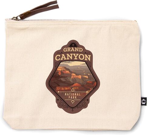 Press Lantern Grand Canyon National Park ، Arizona ، سلسلة Park National Park ، حقيبة سحاب من القطن 100 ٪ ، ملحق السفر ، GO BAG in Saudi Arabia