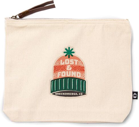 Lantern Press Breckenridge ، Colorado ، Snow Patrol Series ، Lost and Found ، حقيبة سحاب من القطن بنسبة 100 ٪ ، ملحق السفر ، Go Bag in Kuwait