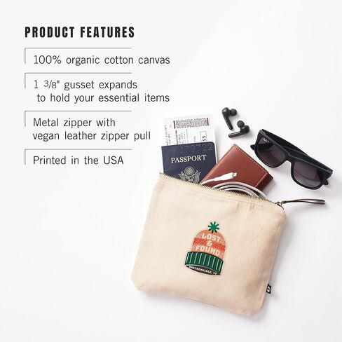 Lantern Press Breckenridge ، Colorado ، Snow Patrol Series ، Lost and Found ، حقيبة سحاب من القطن بنسبة 100 ٪ ، ملحق السفر ، Go Bag in Kuwait