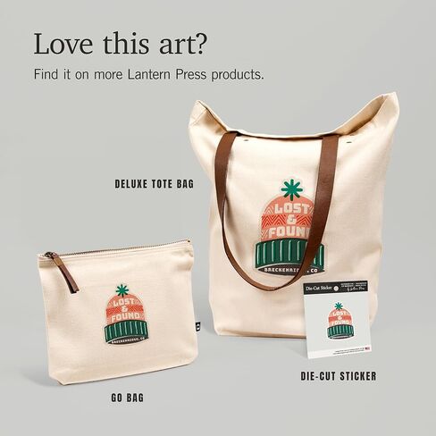 Lantern Press Breckenridge ، Colorado ، Snow Patrol Series ، Lost and Found ، حقيبة سحاب من القطن بنسبة 100 ٪ ، ملحق السفر ، Go Bag in Kuwait