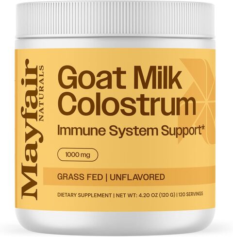 Goat Milk Colostrum Powder, Grass Fed, Natural Immune System and Gut Health Support, 60 grams in Saudi Arabia