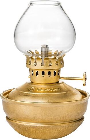 Luminara Mini Oil Lamp, Outdoor Kerosene Oil Lantern, Windproof Light for Outdoor Camping Garden Home Decor, Brass in Kuwait