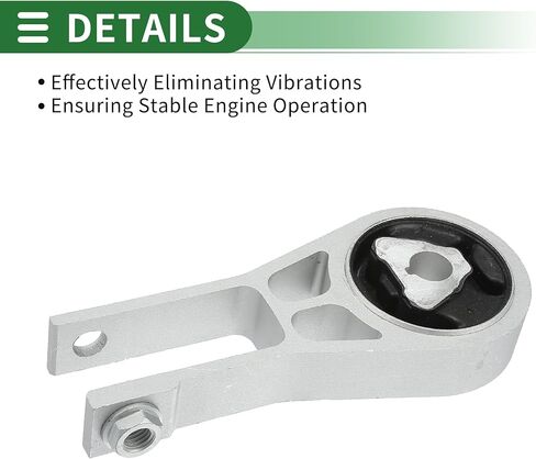Motoforti Engine Motor Mount, Transmission Mount, for Jeep Compass 2.4L 2018-2019, No.68253029AC, Silver Tone in Saudi Arabia