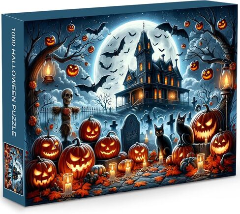 Christmas 1000-Piece Jigsaw Puzzle for Adults|Creative Play&Holiday Party Gifts |28 x 20 Inches Santa Claus Workshop Jigsaw Puzzle with Festive Northern Lights Steampunk Gears(Christmas -1, 1000) in Kuwait