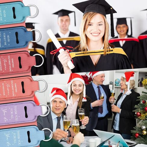 36 Pcs Lip Gloss Bulk Lipstick Holder Keychain Inspirational Lip Gloss Pouch Portable Holder for Women Graduation Employee Appreciation Gifts(Inspirational) in Kuwait