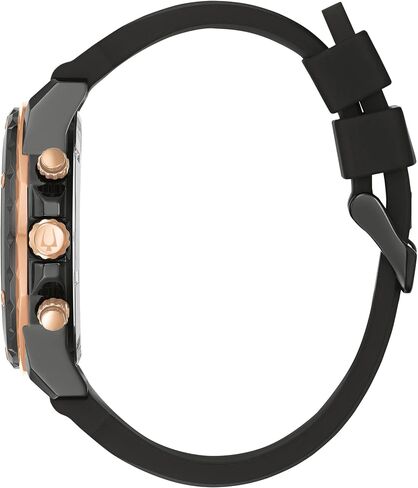 سلسلة النجوم البحرية للرجال في Bulova A Black and Gold Ion المقاوم للصدأ المصنوعة من الفولاذ المقاوم للصدأ 6 يوني in Saudi Arabia