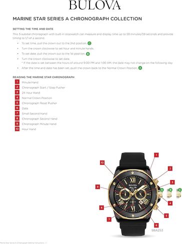 سلسلة النجوم البحرية للرجال في Bulova A Black and Gold Ion المقاوم للصدأ المصنوعة من الفولاذ المقاوم للصدأ 6 يوني in Saudi Arabia