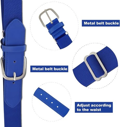 Boy Baseball/Softball Socks & Belt Set ، جوارب كرة القدم للشباب (3 أزواج من الجوارب وحزام واحد in Kuwait