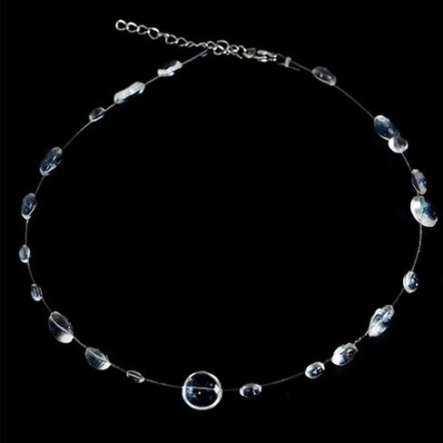 Dew Choker Necklace for Women Drop Necklace Lariat Necklaces for Women Simple Choker Handmade Dew Jewelry in Kuwait