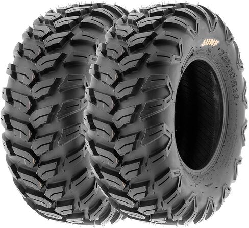 SUNF 27X11R12 ATV UTV TYRE 27X11X12 فضفاضة على الصلب 6 PR A043 - زوج 2 in Saudi Arabia
