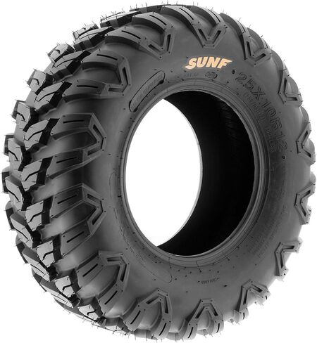 SUNF 27X11R12 ATV UTV TYRE 27X11X12 فضفاضة على الصلب 6 PR A043 - زوج 2 in Saudi Arabia