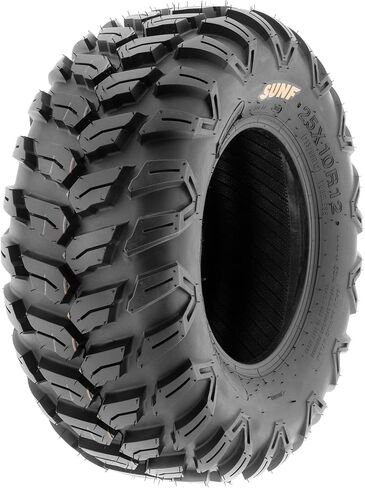 SUNF 27X11R12 ATV UTV TYRE 27X11X12 فضفاضة على الصلب 6 PR A043 - زوج 2 in Saudi Arabia
