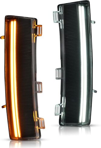 HECASA Pair Turn Signal Light Compatible with 2006-2009 Nissan 350Z LED Side Marker Lamps DRL Left&Right Side Front Bumper Reflector Daytime Running Lamps-Clear Lens+Black Housing in Saudi Arabia