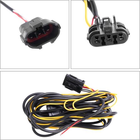 HECASA Pair Turn Signal Light Compatible with 2006-2009 Nissan 350Z LED Side Marker Lamps DRL Left&Right Side Front Bumper Reflector Daytime Running Lamps-Clear Lens+Black Housing in Saudi Arabia