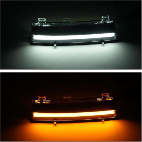 HECASA Pair Turn Signal Light Compatible with 2006-2009 Nissan 350Z LED Side Marker Lamps DRL Left&Right Side Front Bumper Reflector Daytime Running Lamps-Clear Lens+Black Housing in Saudi Arabia