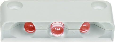 Innovative Lighting 003-2100-7 Surface-Mount 3 LED Step Light - Blue LED with White Case in Saudi Arabia