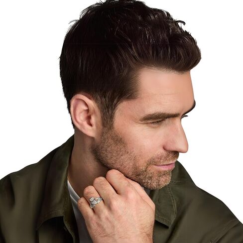 Biddy Murphy Irish Claddagh Ring for Men ، 925 Sterling Silver Men Form Traditive Celtic Claddagh Ring المستوردة مباشرة من أيرلندا in Saudi Arabia