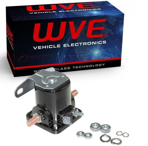 Wells WVE Starter Relay compatible with Ford Bronco Bronco II Country Sedan Country Squire Courier Sedan Deli 1.6L 2.3L 2.8L 3.3L 3.5L 3.6L 3.7L 3.8L 3.9L 4.1L 4.3L 4.4L 4.5L 4.7L 4.8L 4.9L 5.0L 5.8L in Saudi Arabia