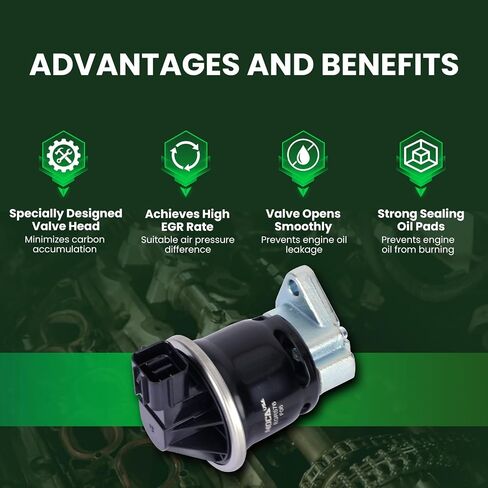 MOCA EGR576 EGR Valve Compatible with Honda 2001-2005 Civic 1.7L, for Honda 2004 Civic Si/SiR 2.0L, for Acura 2001-2005 EL 1.7L in Saudi Arabia