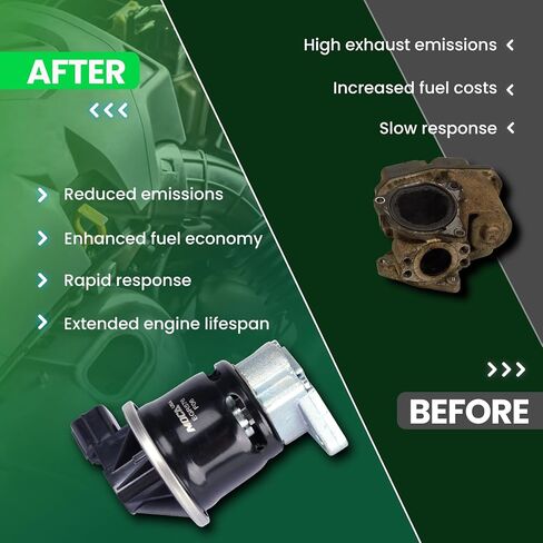 MOCA EGR576 EGR Valve Compatible with Honda 2001-2005 Civic 1.7L, for Honda 2004 Civic Si/SiR 2.0L, for Acura 2001-2005 EL 1.7L in Saudi Arabia