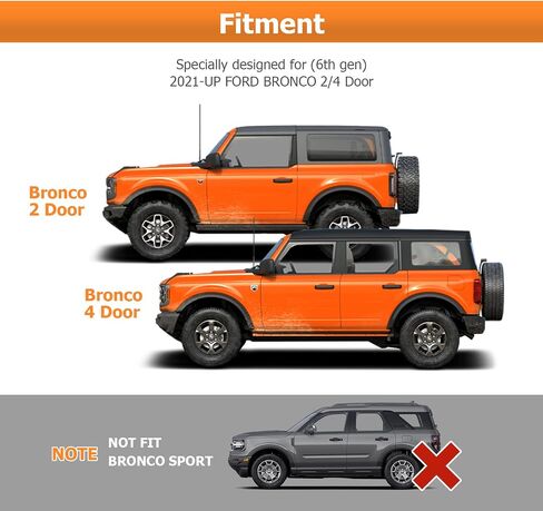 WEISEN 2 "Trailer Hitch Receiver Class 3 Hitch و 4-Pin Trailer Trans Kit متوافق مع Ford Bronco 2021-2024 2/4 Door (غير مناسب Bronco Sport) in Saudi Arabia