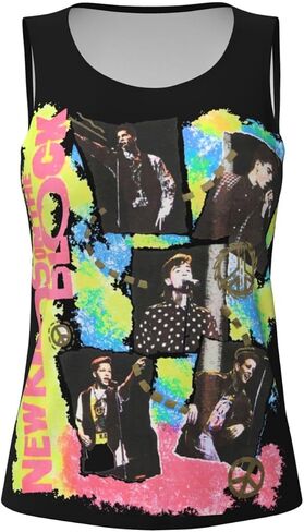 New-Kids On The-Block Tank Tops Women's Casual Sleeveless Summer Vest in Saudi Arabia