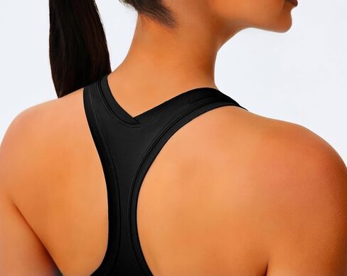 Joyspels تجريب Racerback Tank Tops للنساء - زبدة Tops Athletic Tops الصالة الرياضية اليوغا قمصان اليوغا in Kuwait