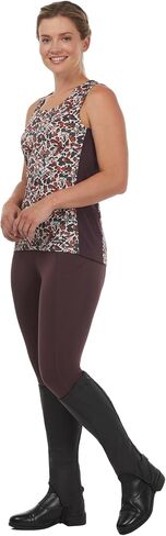 Kerrits Women's Breeze Ice Fil Equestrian Tank Top – Ultra-Lightweight, Cooling Horse Print Shirt, Great for Summer in Saudi Arabia
