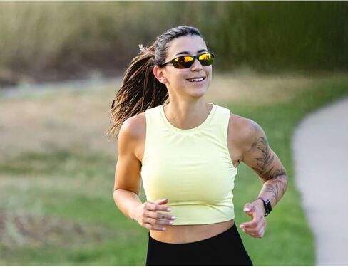 Optic Nerve Alpine Sport Polarized Active Sunglasses for Men/Women, Black Frame. Blue-Smoke Lens in Saudi Arabia