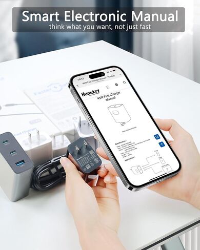 20W USB C Charger,Huntkey USB-C Power Adapter PD Type c Fast Charger Block USBC Wall Charger for iPhone 14/13/12/11/X/XR Series,Samsung Galaxy S22/S20,Google Pixel Series,iPad Pro and More in Saudi Arabia