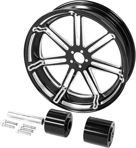 XMTMOTO, XMTMOTO 18x5.5In Rear Wheel Rim Disc Wheel Hub fits for Harley Touring Road King Ultra CVO Limited Street Glide Road Glide FLTRFLHTFLHRFLHX Without ABS models 20082021, XMTBJ3952NEW1 in Kuwait