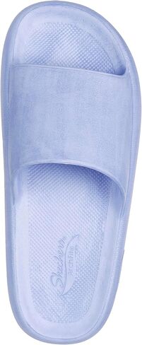 Skechers Women's Slide Sandal, Periwinkle, 6 in Saudi Arabia