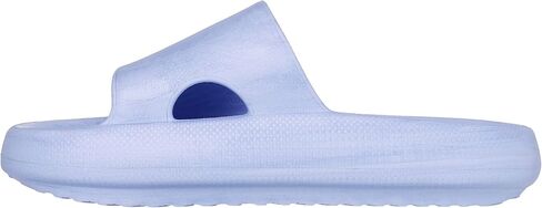 Skechers Women's Slide Sandal, Periwinkle, 6 in Saudi Arabia