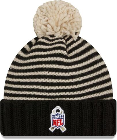 New Era Women's NFL 2023 Salute to Service Cuffed Pom Knit Hat in Saudi Arabia