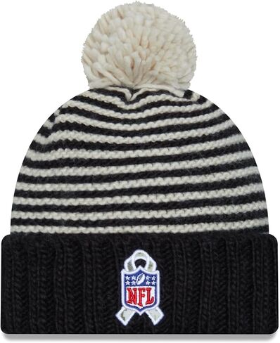 New Era Women's NFL 2023 Salute to Service Cuffed Pom Knit Hat in Saudi Arabia