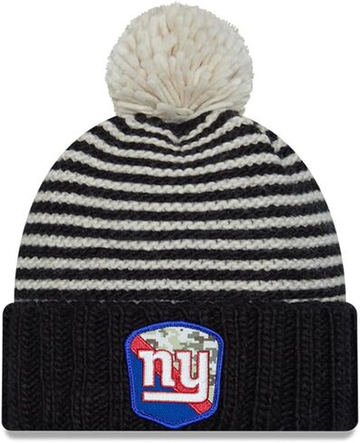 New Era Women's NFL 2023 Salute to Service Cuffed Pom Knit Hat in Saudi Arabia