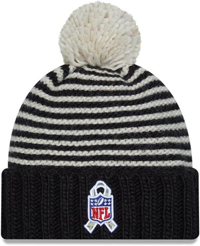 New Era Women's NFL 2023 Salute to Service Cuffed Pom Knit Hat in Saudi Arabia