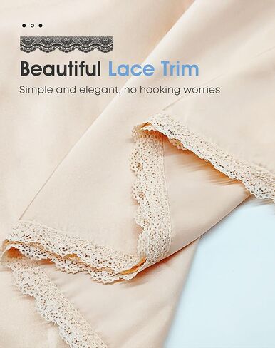 Half Slip for Women Under Dress Lace Satin Slip Skirt Elastic Waist Under Skirt Extender in Saudi Arabia