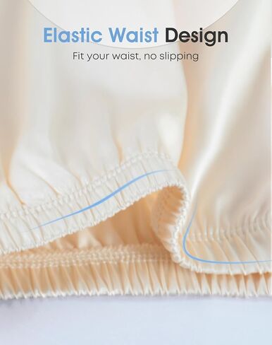 Half Slip for Women Under Dress Lace Satin Slip Skirt Elastic Waist Under Skirt Extender in Saudi Arabia
