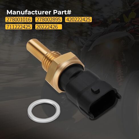 M MATI Coolant Temp Sensor for Can-AM ATV SidexSide Roadster for Sea-Doo Boats Watercraft Pontoons for Ski-Doo Snowmobile 278002895 420222425 711222425 420222426 in Saudi Arabia