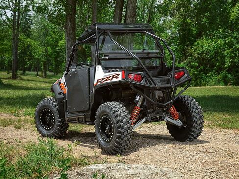 SuperATV Heafty-Duty Windshield لعام 2008-2014 Polaris RZR 800 (انظر التناسب) | 1/4 "ضوئي كثيف لبولي كربونات 250x أقوى من الزجاج | دافئ ، خالي من الحشرجة | in Saudi Arabia