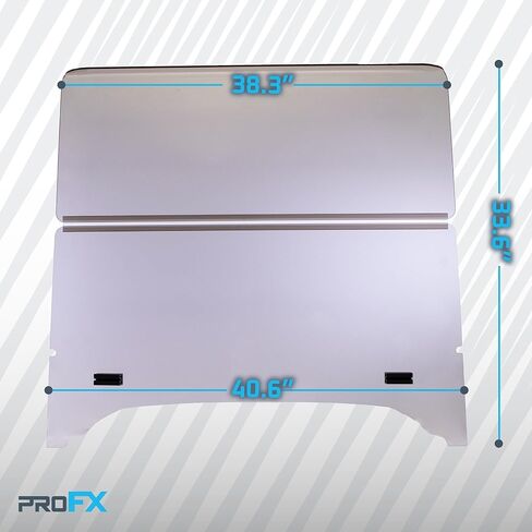 Profx Golf Cart Windshield متوافق مع Ezgo Txt | طية ملون لأسفل التصميم | يناسب طرز TXT 1995-2013 مع دعامات أمامية 3/4 بوصة | صنع في أمريكا in Kuwait