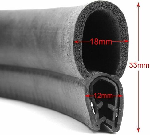 مطاط O U Channel Seal Strip SuV Window Frame الأمامي أسفل الجزء العلوي الأيمن الأيسر من التراث F150 لـ RAV4 للاعتدال لـ CR-V لـ COROLLA للحافة للبوصلة لـ Trailblazer in Saudi Arabia