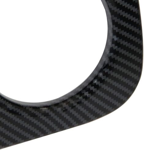 Center Console Gear Shift Panel Cover Trim, ABS Carbon Fiber Grain Center Console Cup Holder Frame Trim, Compatible with Dodge 2014-2017 Durango in Saudi Arabia