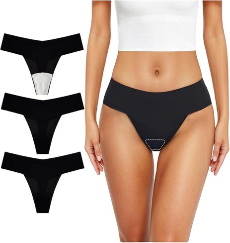 Women C-amel Concealer Cover Panties Seamless Breathable G-String Thongs No Feminine Panty Lines Hider Underwear in Saudi Arabia