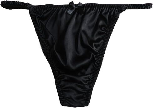 6pcs Women's Silk Panties G-Strings Thongs Size S M L XL 2XL in Saudi Arabia