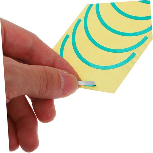 Cabilock 3sheets مقياس الضغط المقاوم للطقس شارات سهلة تطبيق ملصقات التعريف على شكل قوس لأدوات ضغط الهواء الملصقات لكل ورقة in Saudi Arabia